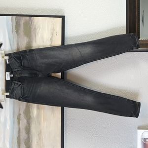 Frame Denim Black/Grey Wash (Jacksons peak) Le High Skinny Skinny Jean Size 25